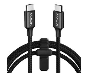 Magix Cavo USB C 60W 2M Nero, Ricarica Rapida PD 3.0 3A, Velocità di Sincronizzazione Dati 480MB/s, Compatibile con Macbook Pro/Air, iPad Pro 2021/Air 5, Galaxy S23/S22 Ultra, Pixel 7 6
