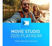 MAGIX Movie Studio 2025 Platinum - Montaggio video per tutti | Programma di montaggio video | Programma di montaggio video | per PC Windows 10/11 | 1 PC licenza completa per 2 dispositivi