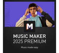 MAGIX Music Maker 2025 Premium - MUSIC MADE EASY | Software audio | Programma musicale | per Windows 10/11 | Licenza completa per 1 PC per 2 dispositivi in una pratica scatola di spedizione