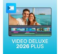 MAGIX Video deluxe Plus 2026 - Montaggio video per tutti | Programma di montaggio video | Software di editing video | Per PC con Windows 10/11 | 1 licenza di download per 2 dispositivi