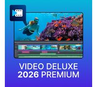 MAGIX Video deluxe Premium 2026 - Montaggio video per tutti | Programma di montaggio video | Software di editing video | Per PC con Windows 10/11 | 1 licenza di download per 2 dispositivi