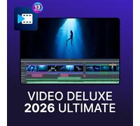 MAGIX Video deluxe Ultimate 2026 - Montaggio video per tutti | Programma di montaggio video | Software di editing video | Per PC con Windows 10/11 | 1 licenza scaricabile per 2 dispositivi