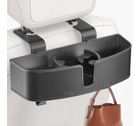 MAGJIEYX Organizer per sedile posteriore dell'auto, supporto per tazza con gancio forte per bambini, passeggeri sul sedile posteriore, accessori da viaggio