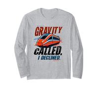 Maglev Train Physics Humor Gravity Chiamato Ho rifiutato la Scienza Maglia a Manica