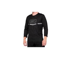 Maglia 100 airmatic maglia maniche 3 4 nera