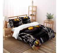 Maglia a cappuccio Garfield Set Di Biancheria Da Letto CArteeoon Animalii Copripiumino 2 Pezzi Morbidezza in Morbida Microfibra Per Bambini, Con 2 Federe Super King(260x220cm)