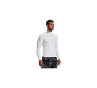 Maglia a compressione manica lunga under armour coldgear armor bianco