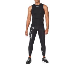 Maglia a compressione senza maniche 2XU Core Noir XS