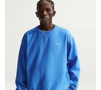 Maglia a girocollo in fleece Nike Solo Swoosh - Uomo - Blu L
