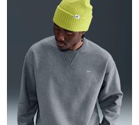 Maglia a girocollo in fleece Nike Solo Swoosh - Uomo - Grigio S