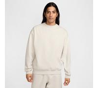 Maglia a girocollo in fleece Nike Solo Swoosh - Uomo - Grigio XL
