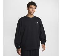 Maglia a girocollo oversize in French Terry Nike Club Fleece - Uomo - Nero XL