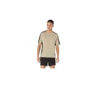 Maglia a manica corta asics fujitrail elite khaki da uomo