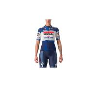 Maglia a manica corta castelli competizione 2 soudal quick step 2023 blu donna