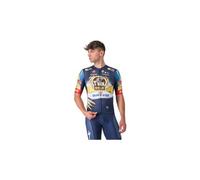 Maglia a manica corta castelli competizone 3 soudal quick step blu giallo