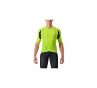Maglia a manica corta castelli superleggera 3 nero giallo fluorescente