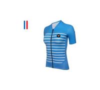 Maglia a manica corta da donna lebram ventoux azure blue tailored fit
