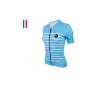 Maglia a manica corta da donna lebram ventoux taglio regolare blu cielo