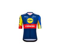 Maglia a manica corta da donna santini x lidl trek 2023 fan line blue