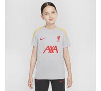 Maglia a manica corta Nike Football Dri-FIT Liverpool FC Strike per ragazzo/a - Terza - Grigio XS