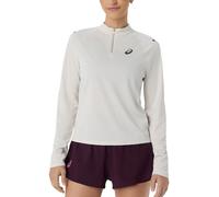 Maglietta da tennis da donna (a maniche lunghe) Asics Match Half Zip - soft oat - Beige (S)
