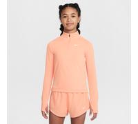 Maglia a manica lunga con zip a 1/4 Dri-FIT Nike - Bambina/Ragazza - Arancione S