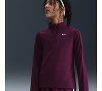 Nike - Kid's Dri-Fit Long-Sleeve 1/2-Zip Top - Maglia da corsa S lilla