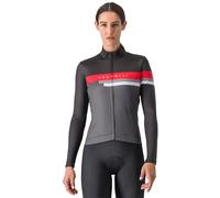 Maglia a manica lunga da donna Tornare nero/grigio M