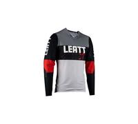 Maglia a manica lunga leatt mtb gravity 4 0 grigio rosso