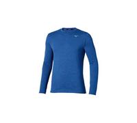 Maglia a manica lunga mizuno core impulse blu da uomo