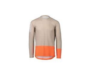 Maglia a manica lunga poc mtb pure beige orange