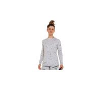Maglia a manica lunga race donna grigio verde