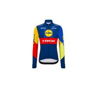 Maglia a manica lunga santini x lidl trek blu