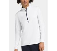 Felpa da uomo Wilson M Elevate Performance 1/2 Zip Bright White S S