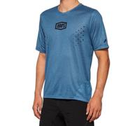 100percent Airmatic Mesh Short Sleeve Enduro Jersey Blu L Uomo Slate Blue