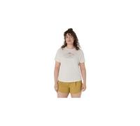 ASICS Fujitrail Logo Ss Top Cream FeMale Size S