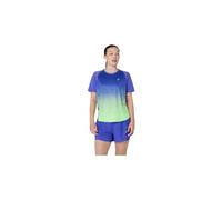 ASICS ROAD FADE SS TOP Magliette XS Azzurro