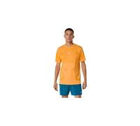 Maglia a maniche corte asics road seamless arancione da uomo