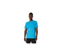 Maglia a maniche corte asics road seamless blu da uomo