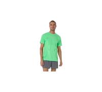 Maglia a maniche corte asics road seamless verde da uomo