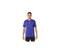 Maglia a maniche corte asics road seamless viola da uomo