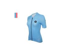 Maglia a maniche corte blu cielo lebram allos da donna vestibilita sartoriale