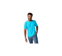 Maglia a maniche corte brooks high point 2 0 blu da uomo