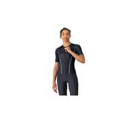 Maglia a maniche corte castelli anima flow nera da donna
