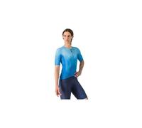 Maglia a maniche corte castelli climber s a c donna blu