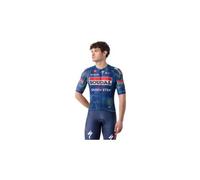 Maglia a maniche corte castelli climber s a c soudal quickstep blu uomo