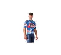Castelli Competizione 3 Vuelta Soudal Quickstep Short Sleeve Jersey Blu XL Uomo