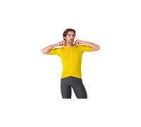 Maglia a maniche corte castelli espresso 2 gialla da uomo