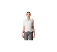 Maglia a maniche corte castelli espresso donna bianco grigio