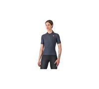Maglia a maniche corte castelli libera 2 donna blu
